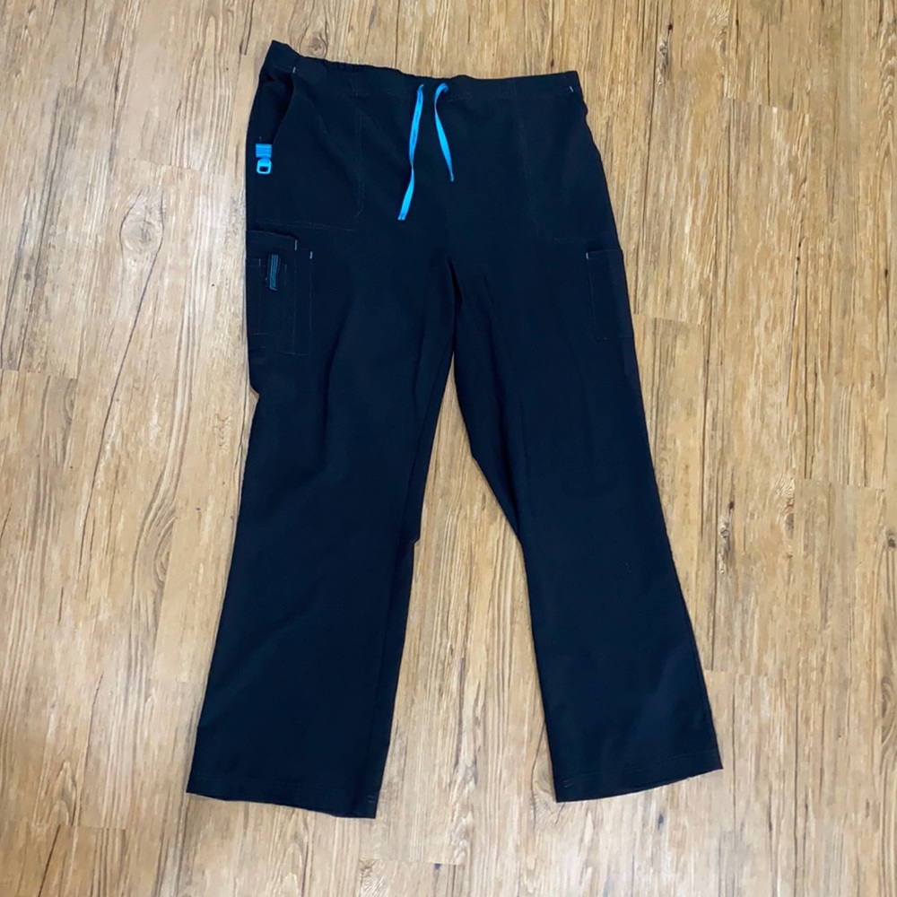 Carhartt black scrub tie pants